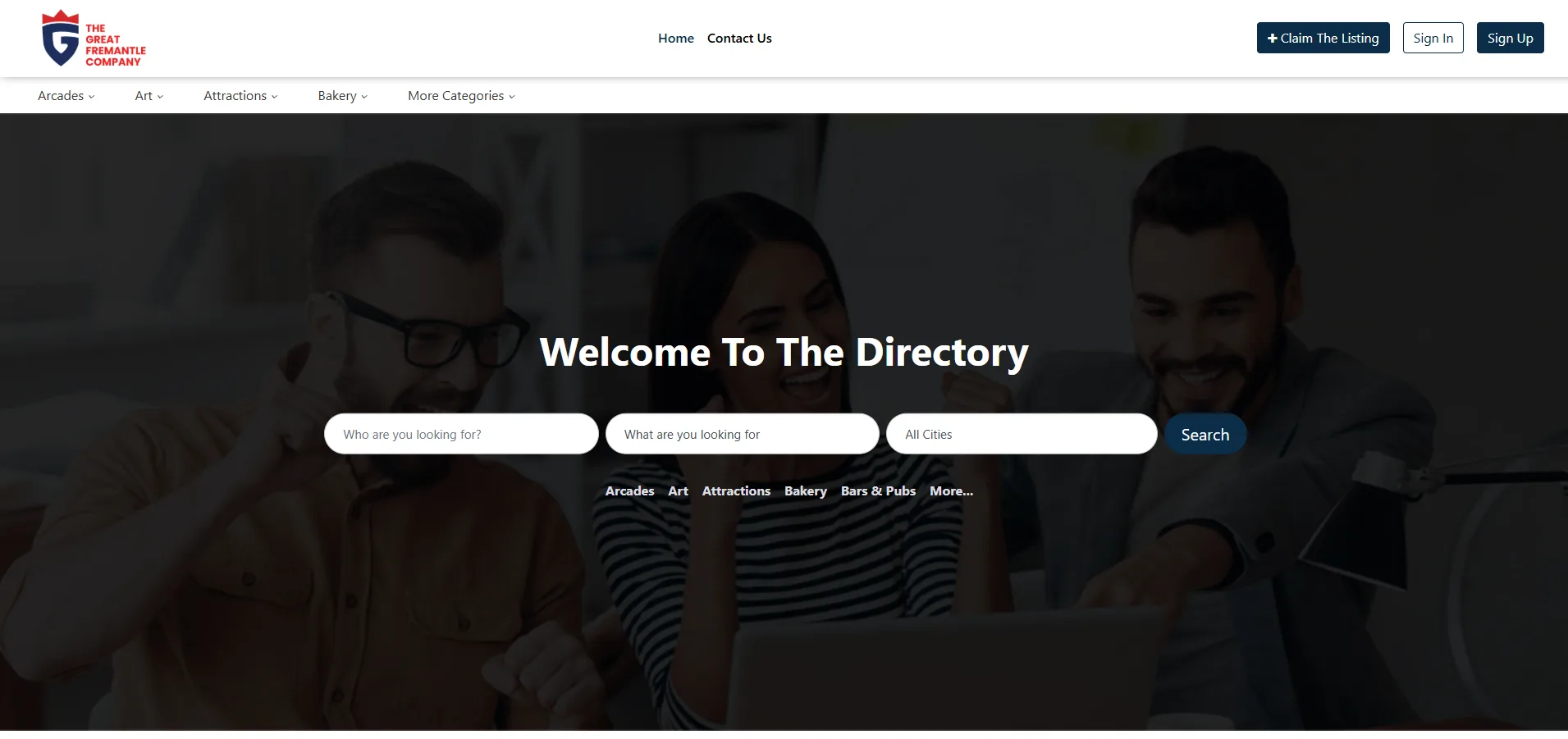 Screenshot of the Freo Now platform showing connected businesses and loyalty points